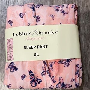 Bobbie Brooks Pink and Blue Butterfly Kids Pajama Bottoms